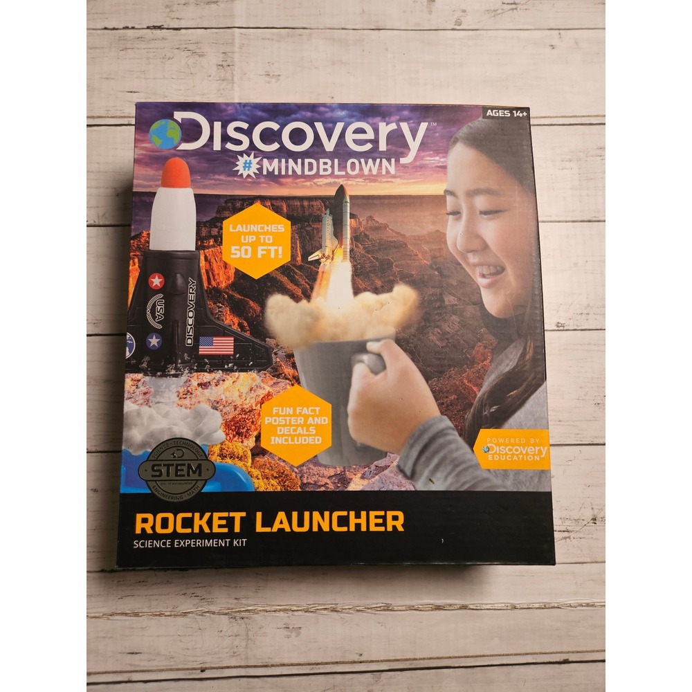Discovery Mindblown Rocket Launcher Science‎ Experiment Kit STEM Toy Ages 14+